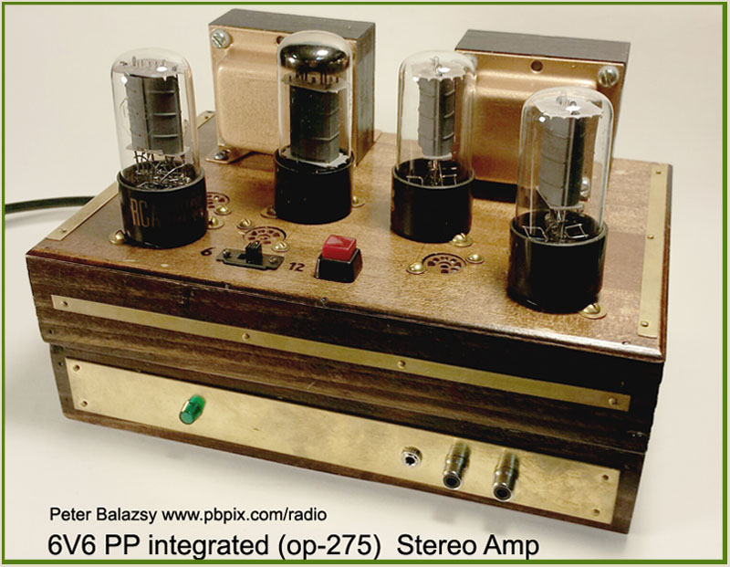 6V6 Push Pull Integrated Amplifier | 5902 Push Pull Integrated ...